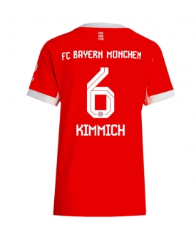 Bayern Munich Joshua Kimmich #6 Maglia Gara Casa Repliche 2025-26 Donna Maniche Corte